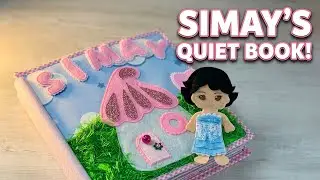 Simay&rsquo;s Birthday Quiet Book | Handmade Montessori Dollhouse Adventure (Salon, School, Bakery & More)