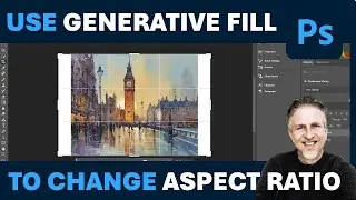 Use Generative Fill to Change Aspect Ratio in Photoshop