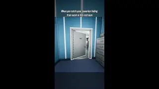 Escape before the lava reaches you... or hide in the bathroom #speedrun #shorts #pcgame