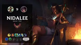 Nidalee Top vs Akali - EUW Grandmaster Patch 12.17