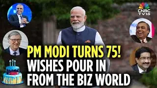 Top Business Leaders Pay A Tribute To PM Modi At 75 | PM Narendra Modi's Birthday | N18V | CNBC TV18