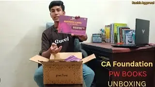 CA Foundation PW Books 📚 Unboxing 📦| Rachit Aggrrwal | CA Wallah Books #Unboxing