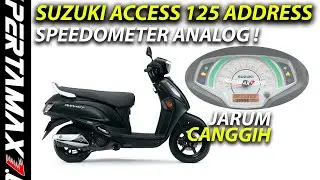 Menu Speedometer Suzuki Access 125 Address Indonesia Masih Analog Fitur Canggih  #access125 #suzuki