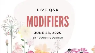 LIVE Q&A - Modifiers