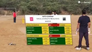 Nangal Shahbazpur vs Salhawas warrior live cricket match | Dada Laleshwar Ji Cricket Tournament Lal
