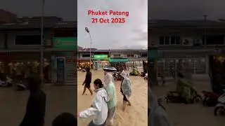 Dammmmm 48 hours  non  stop rain #patong #phuket #storm #patongbeach #thailand