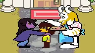 Kris and Susie eat Asgore DELTARUNE Chapter 4 Gameplay