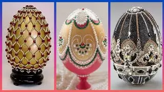 Beautiful egg decoration/artistic egg craft ideas