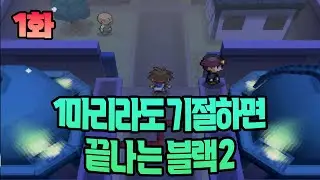 풀버전 1화) 마지막 2D 하드난이도 [포켓몬 4마리 너즐록 챌린지 블랙 2버전]