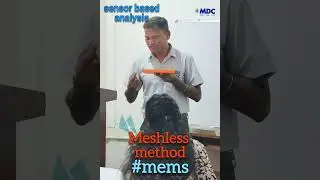 Meshless method #mems #fea #analysis #shortvideo #mdcengg