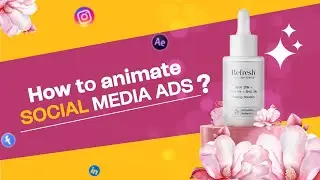 How to animate social media posts in after effects | After effects Tutorial