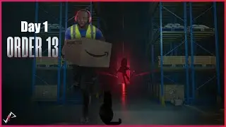 Can I SURVIVE 48 HOURS in this AMAZON WAREHOUSE Horror Game w/ My Cat? | ORDER 13 (Part 1)