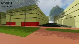 Vernieuwing Wildemanbuurt - Model 1 'Centrale as'