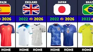 2022 vs 2026 World Cup Home Jerseys Which Year Had the&nbsp;Better&nbsp;Kits