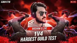 🛑 X2 HEROES 1V4 HARDEST GUILD TEST 😱 - #freefirelive