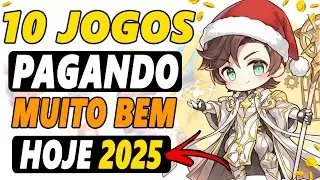 10 JOGOS PAGANDO HOJE! Veja COMO GANHAR DINHEIRO em 2025 DEZEMBRO (PC e CELULAR)