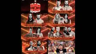 WWE Bad Blood Final match Card 💯 2024|| #viral#shot