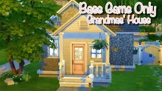 Cozy Pastel Home for Elderly Lesbians 🌸 - Base Game Sims 4 Speed Build