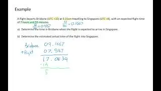 Traveling and Time Problems - Example 1