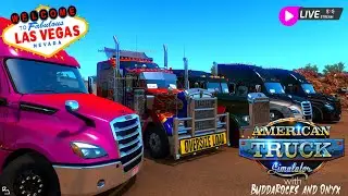 LIVE: American Truck Simulator Kuffs Convoy w/BuddaRocks and Onyx