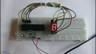 Seven segment display interface with pic microcontroller