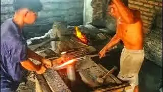 ASMR Traditional Sumatra Sickle Forging | Patient Skilled Blacksmith Craft for Stunning Quality Arts