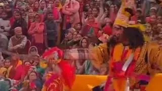 पांडव लीला तोप गांव पांडवों के सामने दुर्योधन 