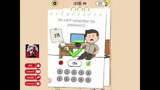 Brain test 5 level 99 Full Guide Walkthrough Solution