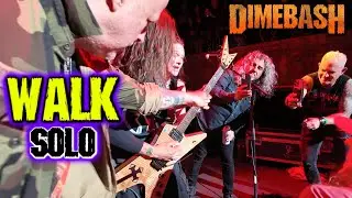I played DIMEBAG's actual SOUTHERN CROSS Guitar 𓏶 WALK Solo 🤎 DIMEBASH 2026