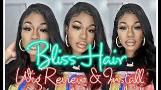 Bliss Hair 13x 4 Straight Frontal Wig Review & Install
