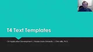 CIS 4930 (V10.0) T4 Text Templates