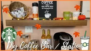 Simple Diy Coffee Bar For Fall | Coffee Bar Ideas