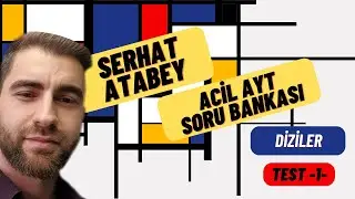 Diziler Test -1- | 2023 ACİL MATEMATİK AYT SORU BANKASI ÇÖZÜMLERİ