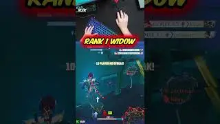 Rank 1 Black Widow Cooking Everyone ! #marvelrivals