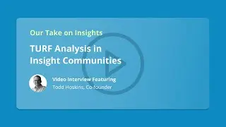 TURF Analysis in Insight Communities