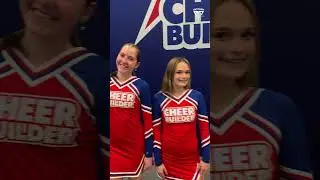 Cheer Builder is killing it in their custom Victory Cheer Uniforms and we're so here for it! ❤️💙