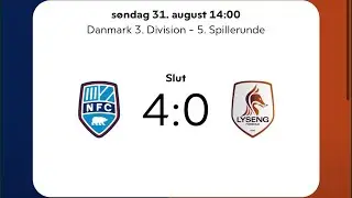 Highlights 3.Division (Runde 5) Nyk&oslash;bing FC - Lyseng IF (4-0)