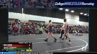 G 7-8 175 Koy Hopke Amery Warriors Vs Brody Sampson CIWC Team Intensity