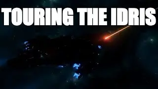 Exploring the ENORMOUS Aegis Idris in Star Citizen!