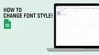 Как изменить стиль шрифта в Google Sheets [просто]