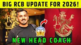 BIG RCB UPDATE FOR 2026 - NEW COACH ANNOUNCED! 🔥