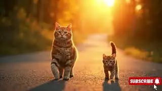 Morning Coffee to Spa Day ☕🐱 Ginger Cat & Kitten | Cozy Relax Story