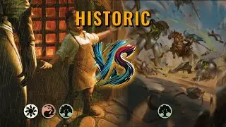 MTG Historic - Naya Aggro by CunicoliGoblin VS Mono Green Aggro by EldraziTitan101