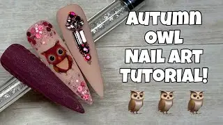 Autumn Owl Nail Art Tutorial | Nail Sugar