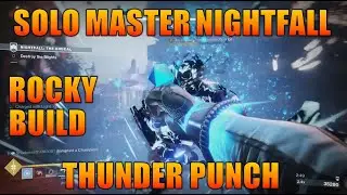 Exhibition Run: SUPER THUNDER PUNCHY BUILD - Master Lake of Shadows Solo Platinum - Destiny 2