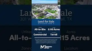 Hard Corner Lot for Sale | 301 W Grove St, Terrell, TX
