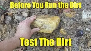 Testing Dirt for Gold - GoldHog Hogpan and Multi Sluice