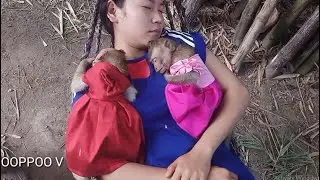 beloved Janny shally  sleep hugging mom so sweet