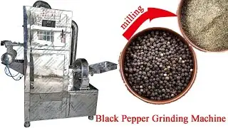 Black Pepper Grinder | Spices Powder Grinding Machine Price | Peppers Pulverizing Equipment |