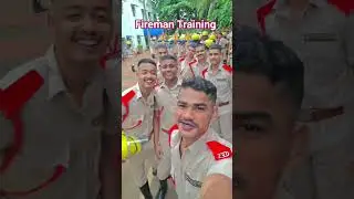Fireman Training Masti 💞 #viral #video #dashingstarmanas #fireman #training #shorts #short #ytshorts